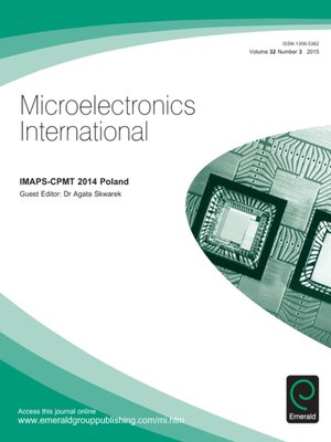 cover image of Microelectronics International, Volume 32, Number 3